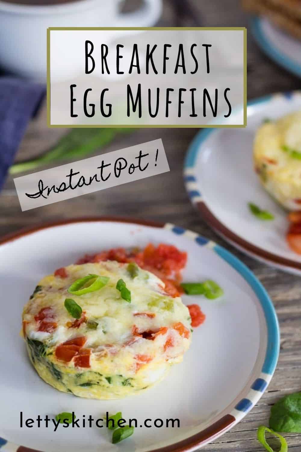 Instant Pot Breakfast Egg Muffins with Parmesan, Spinach, and Tomatoes ...
